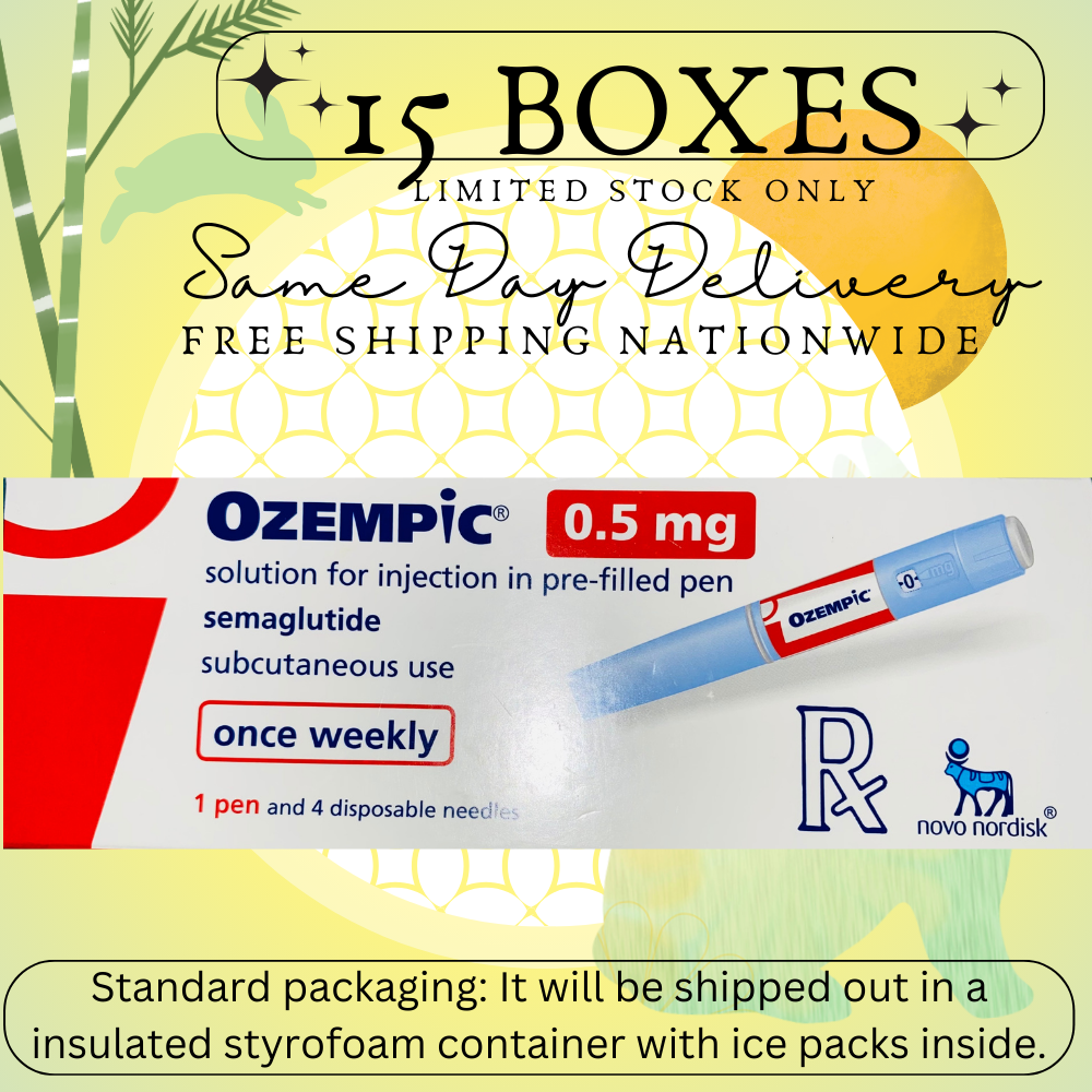 Ozempic® Semaglutide 0.50 mg Slimming Pen, From Package of 15 Boxes