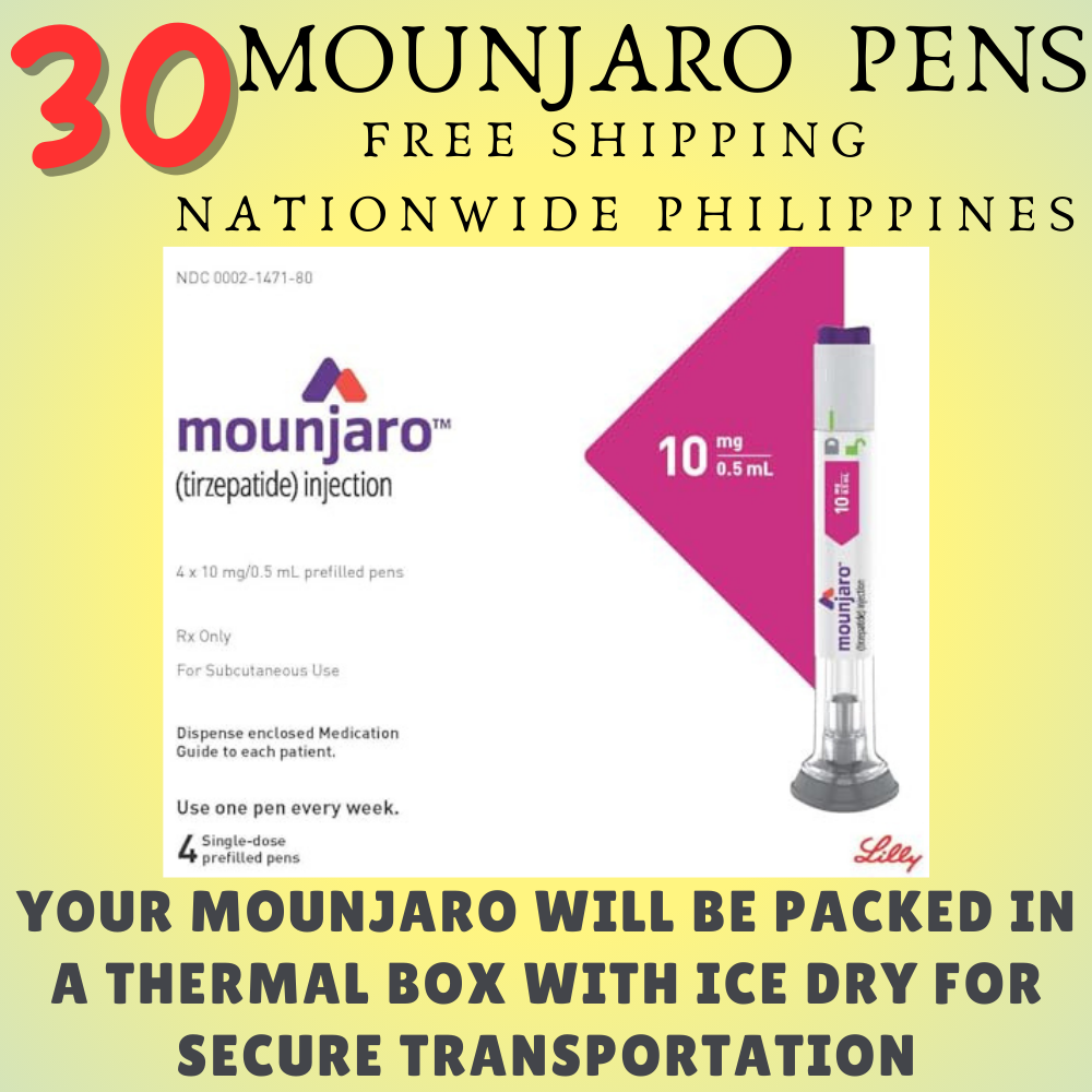 Mounjaro Tirzepatide 2.5 mg Slimming Pens, From Package of 21 Pens 2.5 mg, 5 mg, 7.5 mg, 10 mg, 12.5 mg, 15 mg