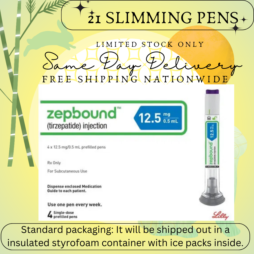 Zepbound Tirzepatide 12.5 mg Slimming Pens, From Package of 21 Pens