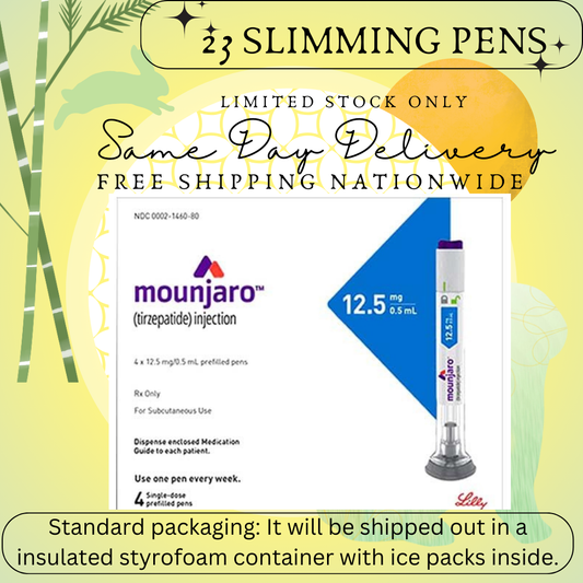 Mounjaro Tirzepatide 12.5 mg Slimming Pens, From Package of 23 Pens