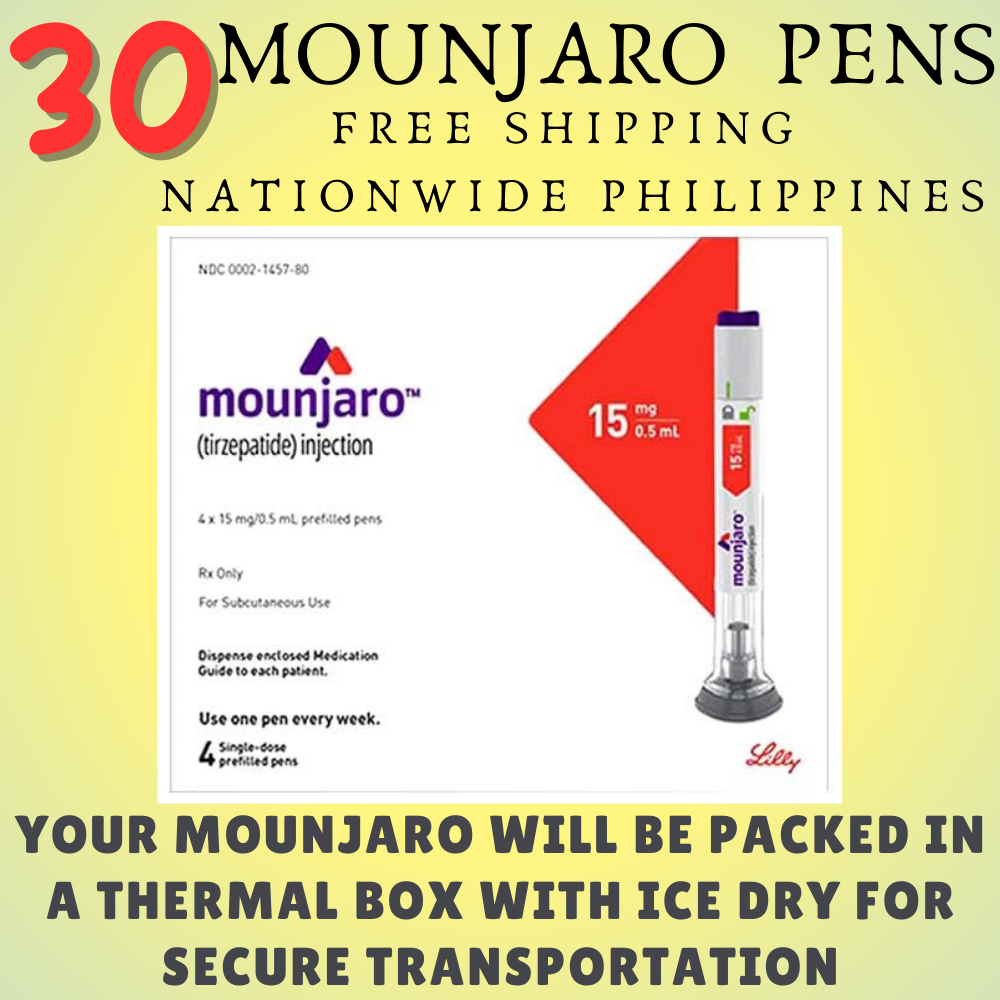 Mounjaro Tirzepatide 10 mg 30 Pens, Choice of 2.5 mg, 5 mg, 7.5 mg, 10 mg, 12.5 mg, 15 mg, Ship from Philippines