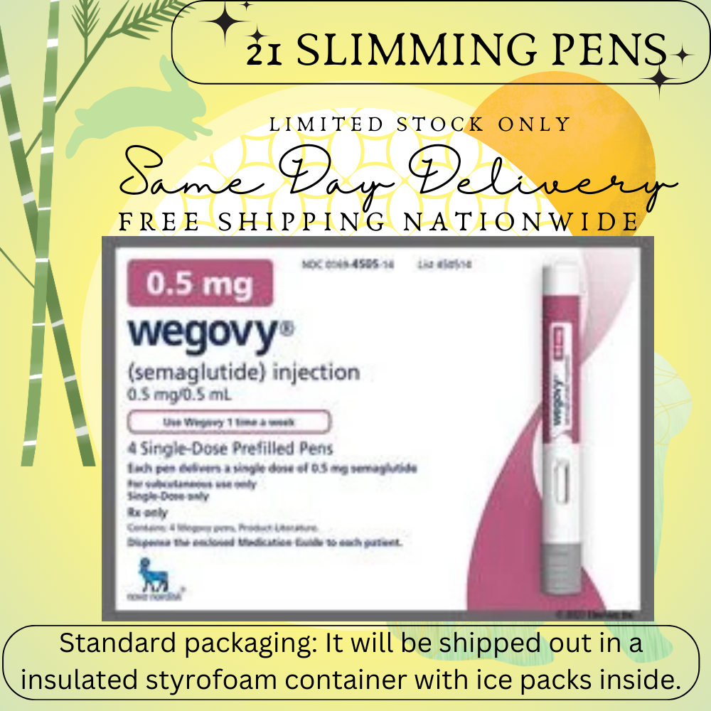 Wegovy Semaglutide 0.5 mg Slimming Pens, From Package of 23 Pens