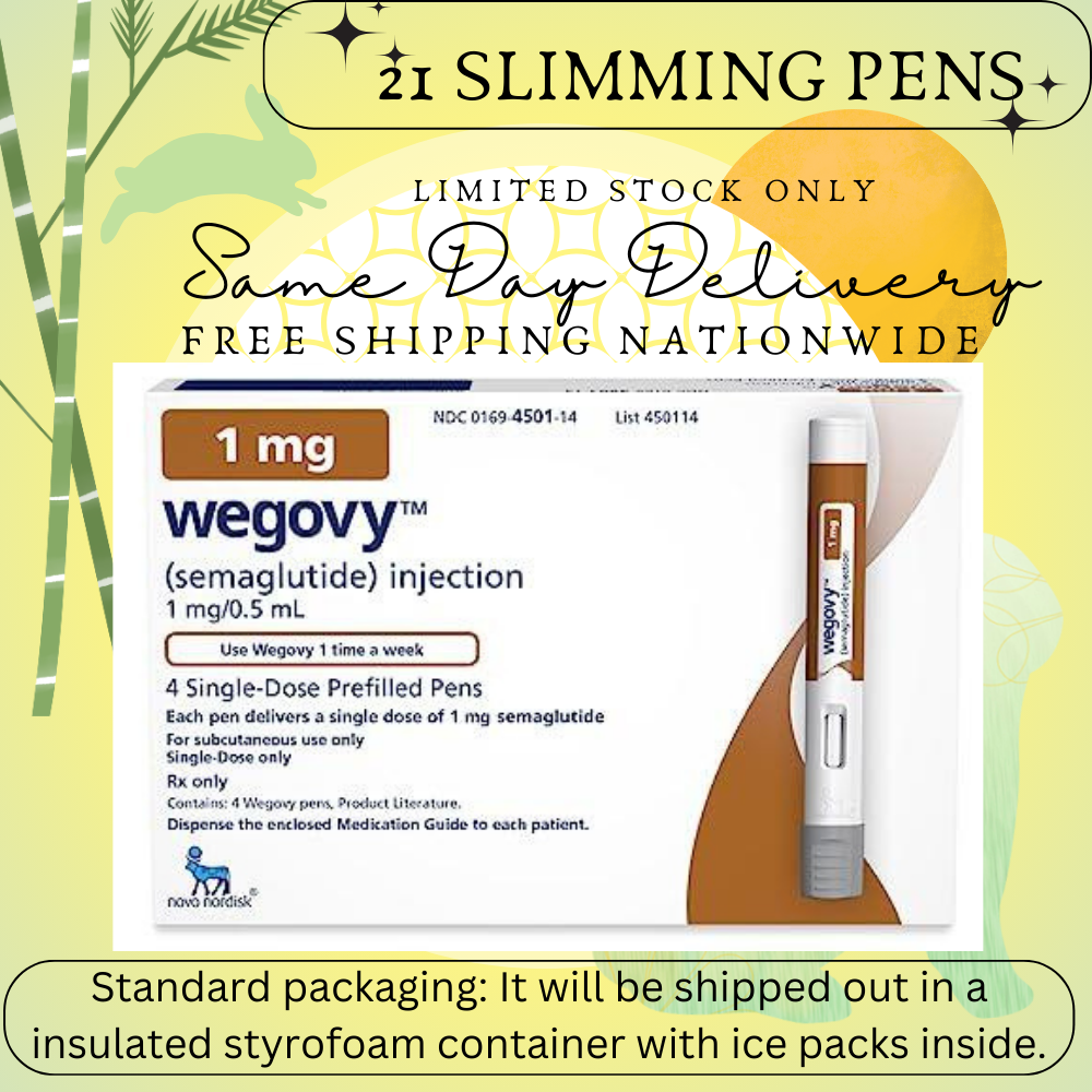 Wegovy Semaglutide 2.4 mg Slimming Pens, From Package of 21 Pens