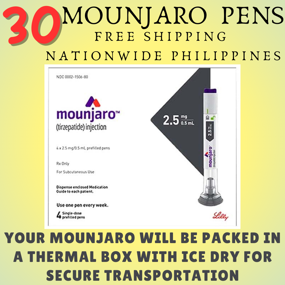 Mounjaro Tirzepatide 10 mg 30 Pens, Choice of 2.5 mg, 5 mg, 7.5 mg, 10 mg, 12.5 mg, 15 mg, Ship from Philippines