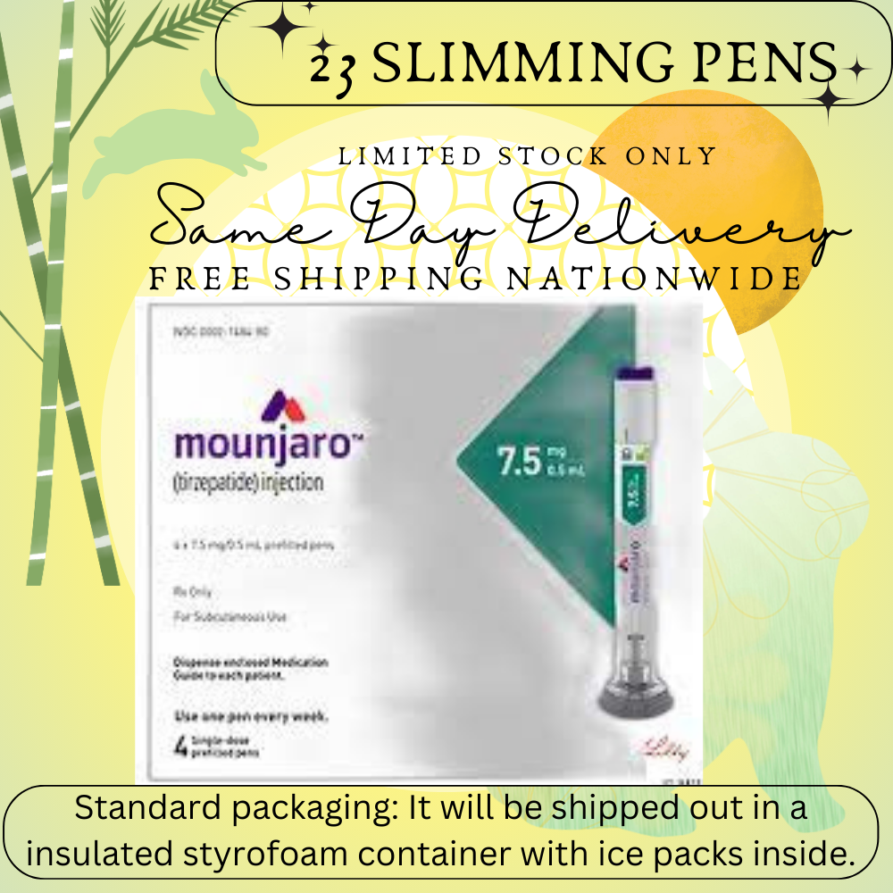 Mounjaro Tirzepatide 2.5 mg Slimming Pens, From Package of 21 Pens