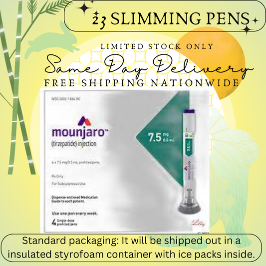 Mounjaro Tirzepatide 7.5 mg Slimming Pens, From Package of 23 Pens