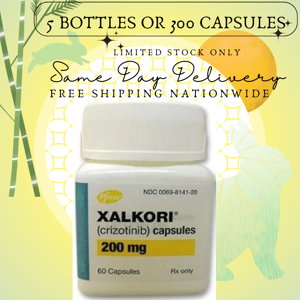 Xalkori Crizotinib 200mg Capsule 5 Bottles or 300 Capsules