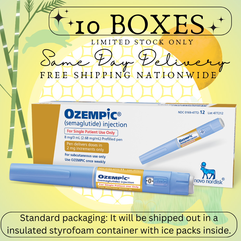 Ozempic® Semaglutide 0.25 mg - 0.50 mg Slimming Pen, From Package of 20 Boxes