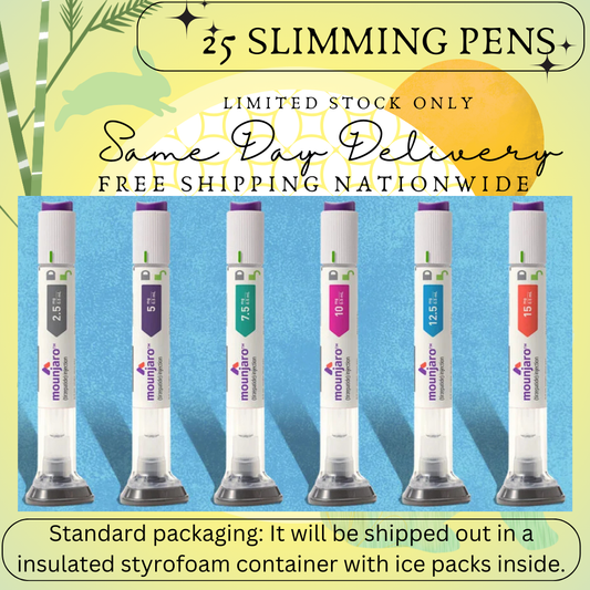 Mounjaro Tirzepatide 12.5 mg Slimming Pens, From Package of 50 Pens