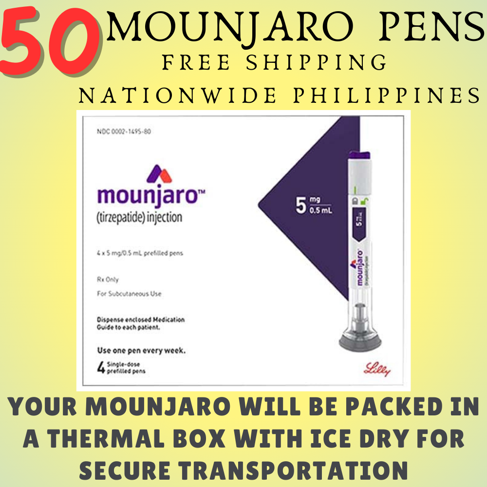 Mounjaro Tirzepatide 10 mg 21 Pens, Choice of 2.5 mg, 5 mg, 7.5 mg, 10 mg, 12.5 mg, 15 mg, Ship from Philippines