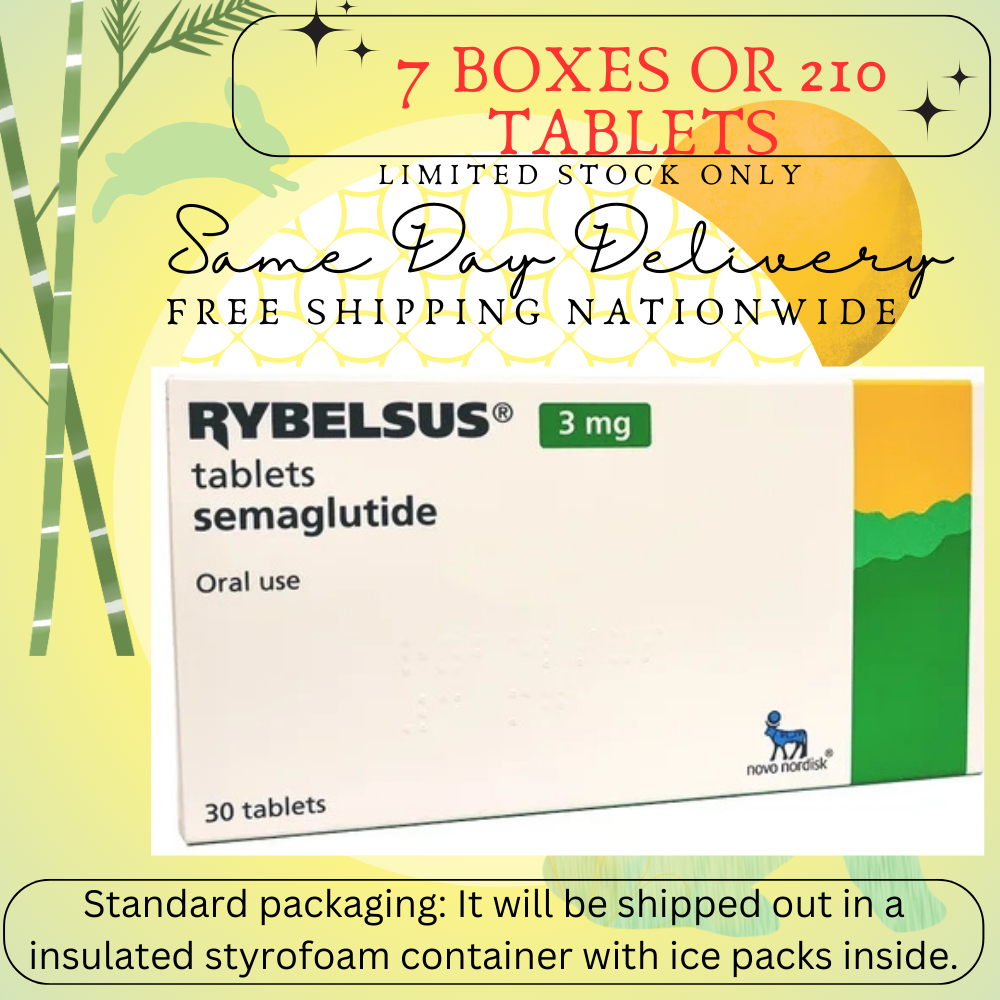 RYBELSUS® (semaglutide) tablets available in 14 mg available in 7-17 Boxes