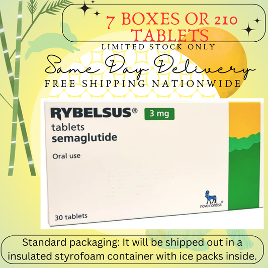 RYBELSUS® (semaglutide) tablets available in 3 mg available in 7-17 Boxes