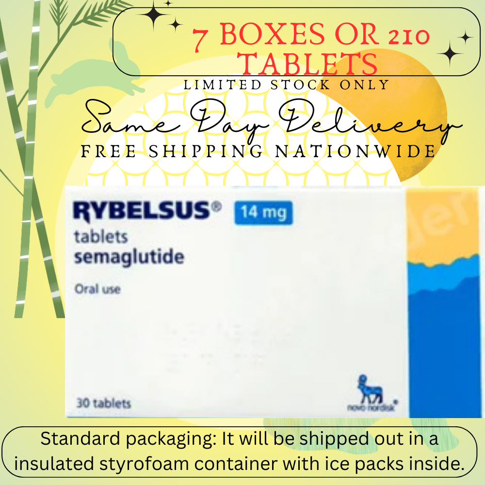 RYBELSUS® (semaglutide) tablets available in 14 mg available in 7-17 Boxes