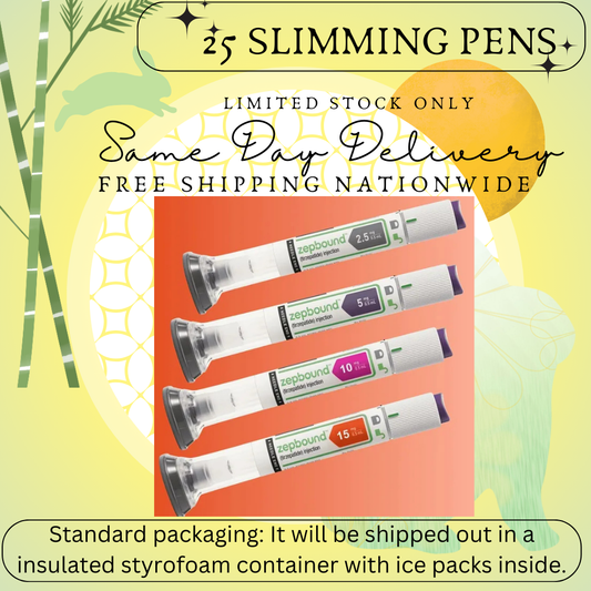 Zepbound Tirzepatide 7.5 mg Slimming Pens, From Package of 25 Pens