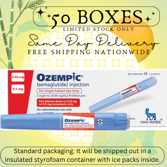 Ozempic® Semaglutide 0.25 mg - 0.50 mg Slimming Pen, From Package of 50 Boxes